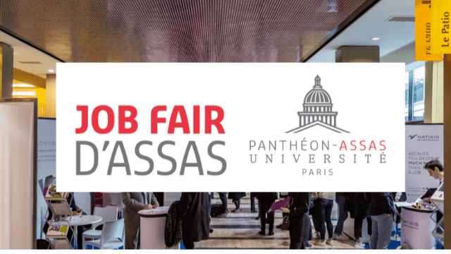 Job Fair d'Assas : les 28, 29 et 30 janvier 2025 !